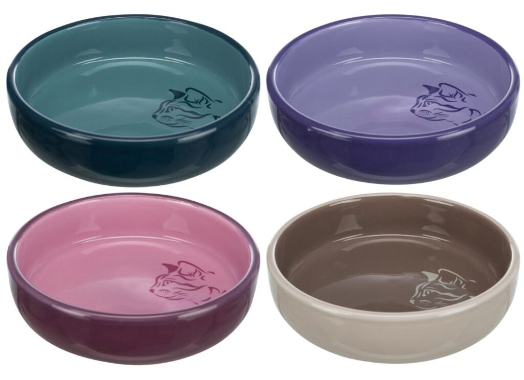 Trixie Kattmatskål keramik i 4 färger