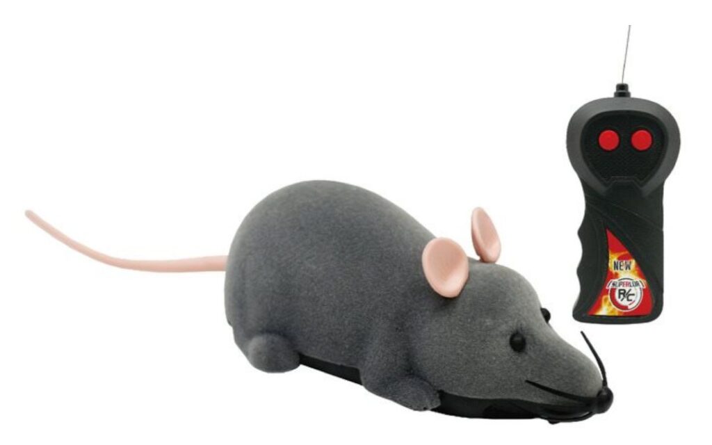 Pritax Kattleksak råtta med fjärrkontroll
